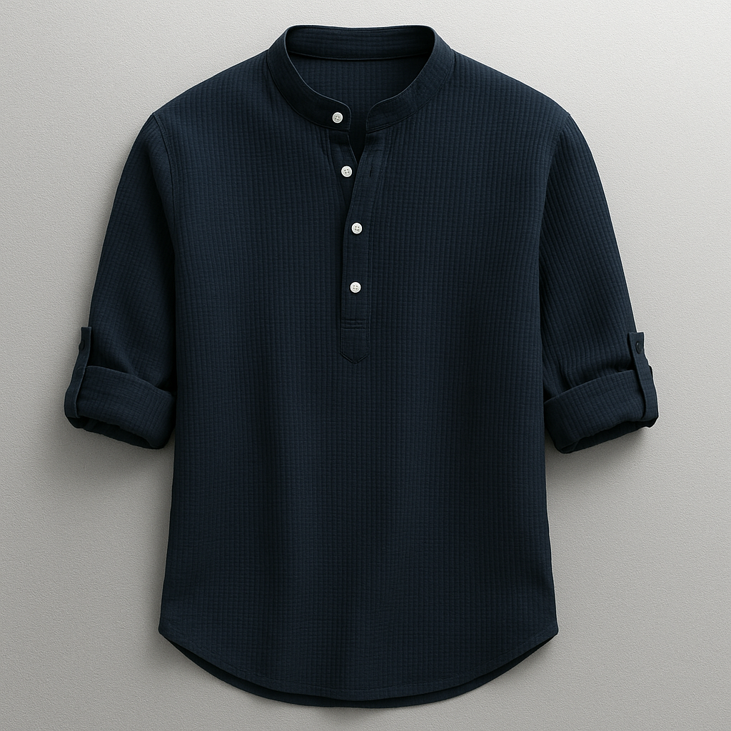 Luca | Elegante Camicia Uomo in Cotone Premium - Vestibilità Su Misura &amp; Comfort Assoluto 5