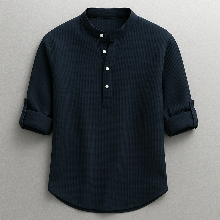 Luca | Elegante Camicia Uomo in Cotone Premium - Vestibilità Su Misura &amp; Comfort Assoluto 5