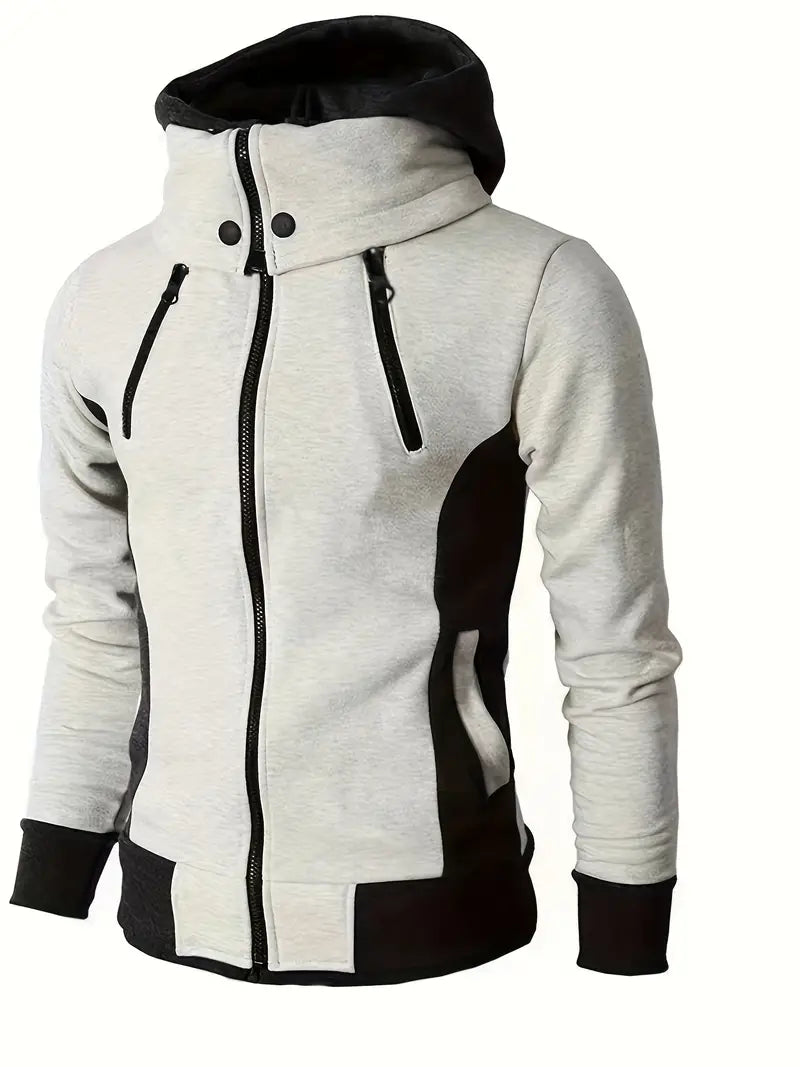 Felpa Uomo con Cappuccio Casual Vestibilità Comoda - Vesarelli
