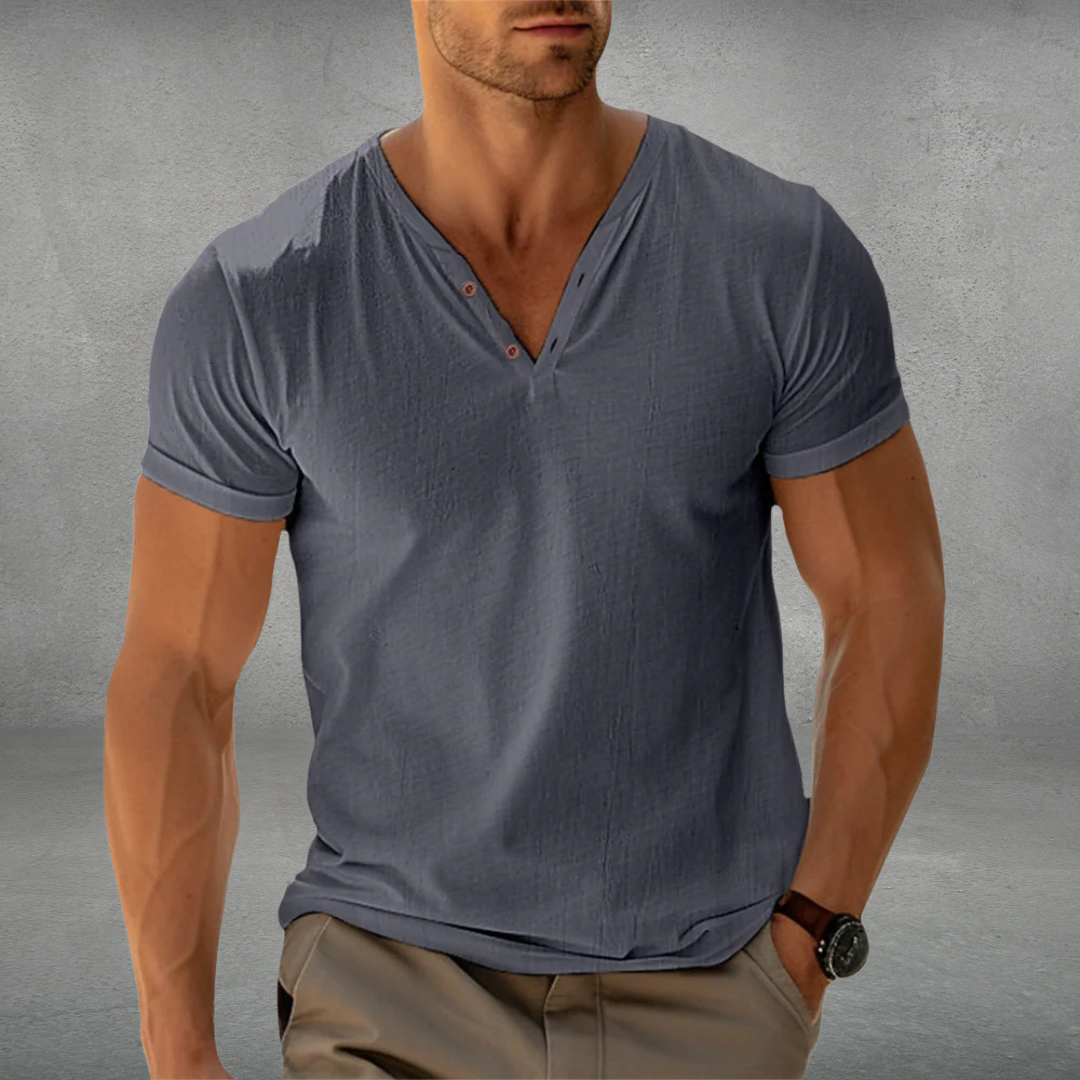 Polo Uomo Tessuto Traspirante Vestibilità Moderna
