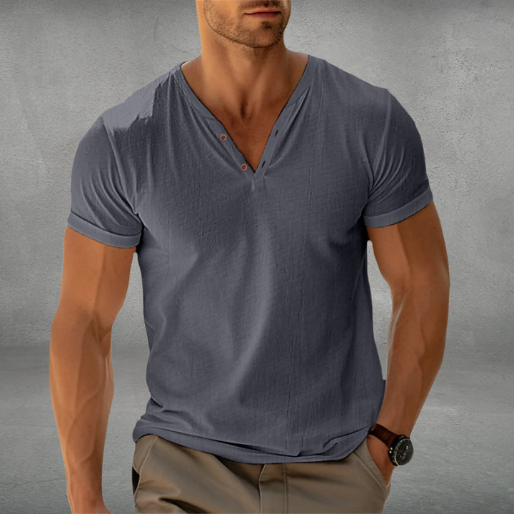 Polo Uomo Tessuto Traspirante Vestibilità Moderna