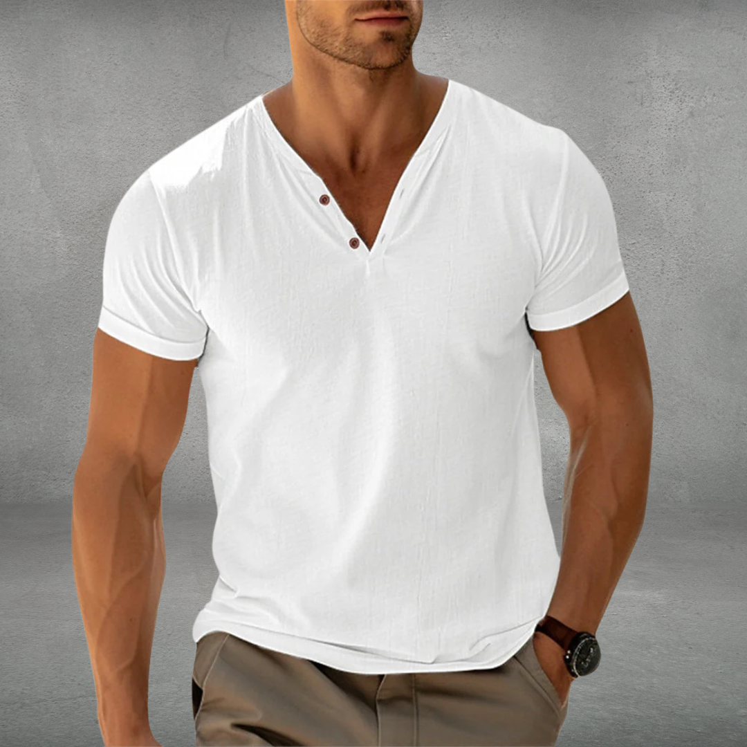 Polo Uomo Tessuto Traspirante Vestibilità Moderna