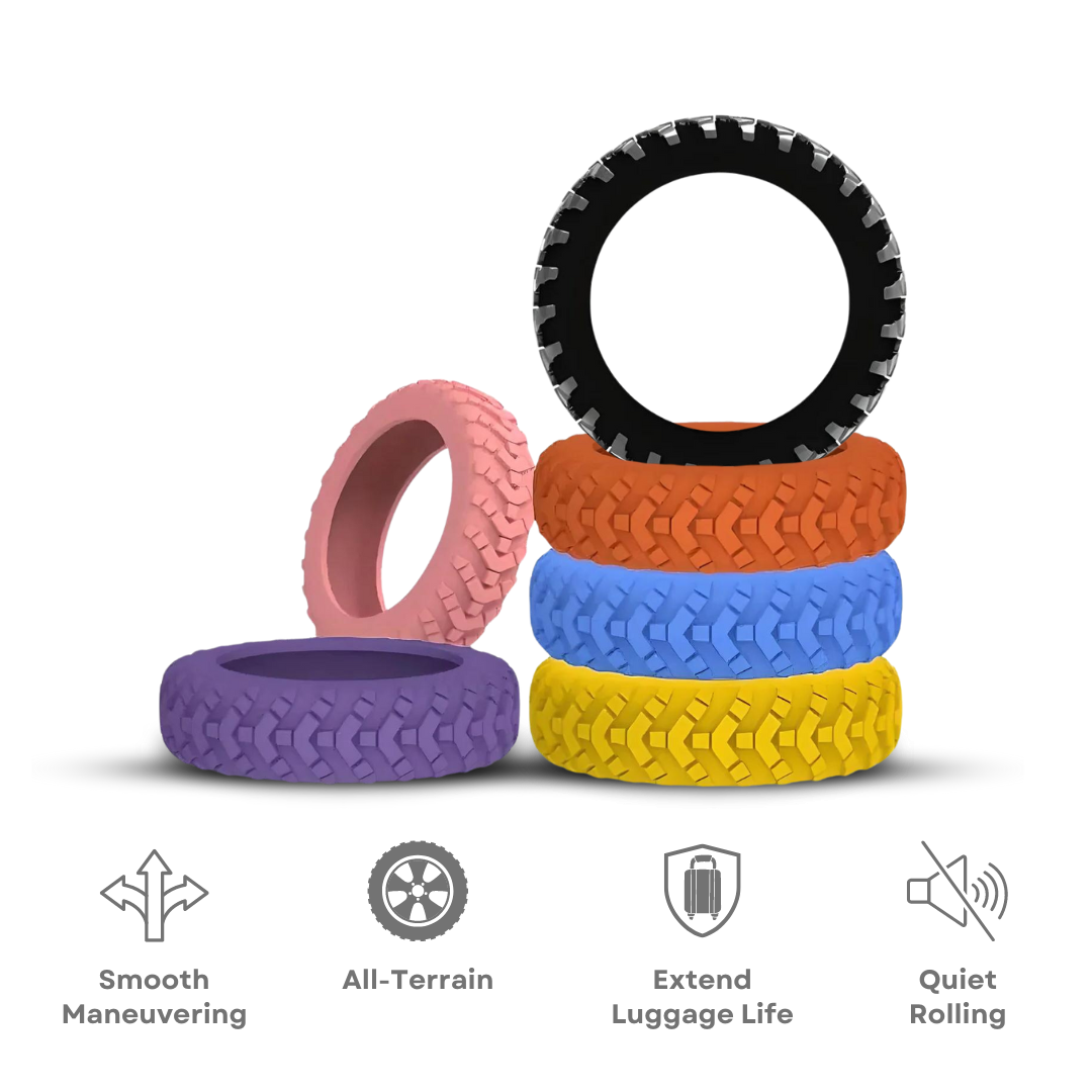 Protezione Ruote Bagagli Set Materiale Resistente - Vesarelli