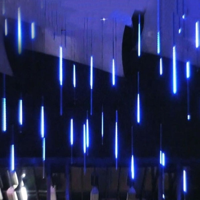 LumiDrop – Luci a pioggia di meteoriti a LED impermeabili per esposizioni esterne 5