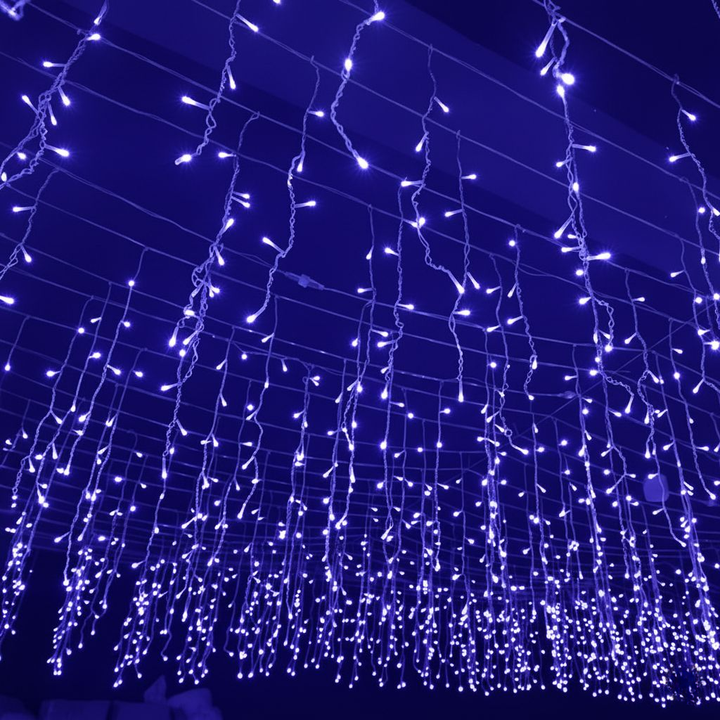 LuminaCascade | Splendide luci a forma di ghiacciolo per feste da esterno impermeabili 2