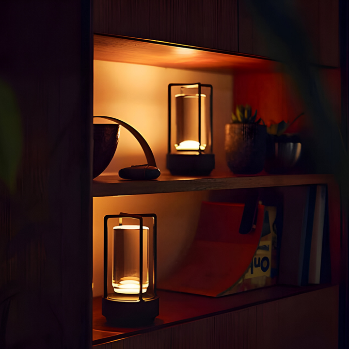 LuminaGlow | Lampada da tavolo portatile dimmerabile per l'illuminazione di camere da letto e uffici 2