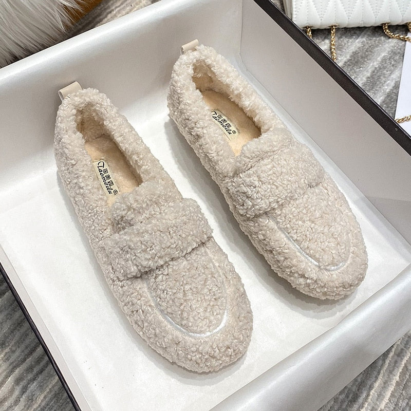 Luna | Comode Pantofole Donna Invernali in Peluche Antiscivolo 7
