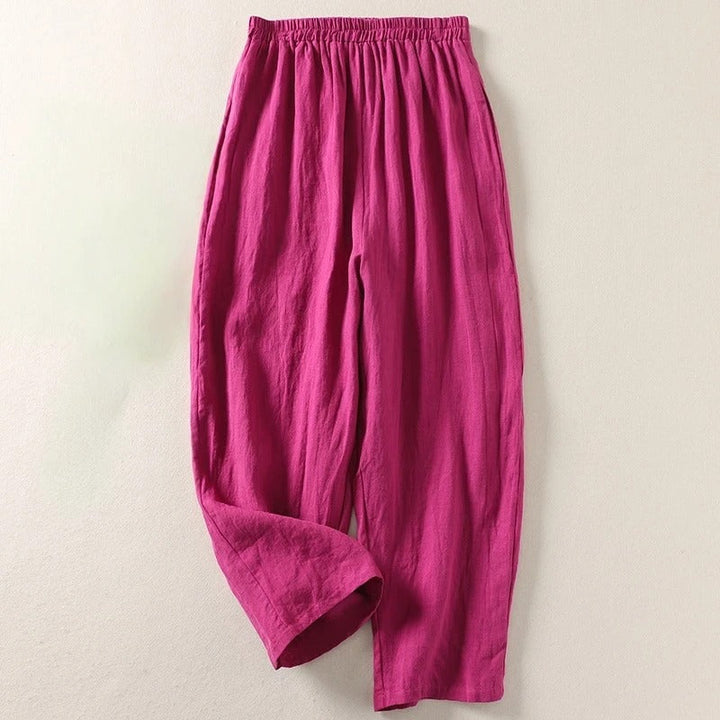 Luna | Eleganti Pantaloni Donna a Gamba Larga per Comfort e Stile 3