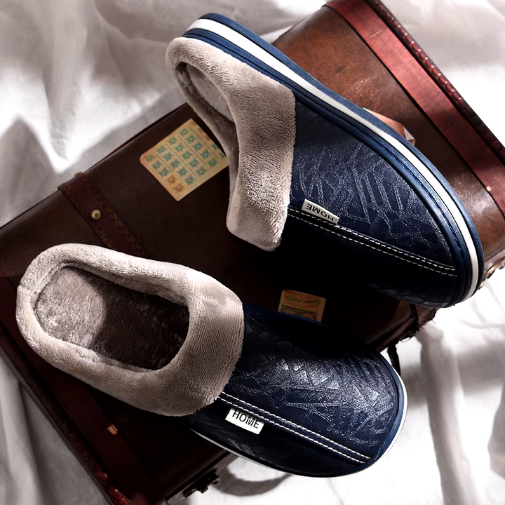 Ciabatte Con Cuscino Morbido Per Uomo | Lunara Blu Navy