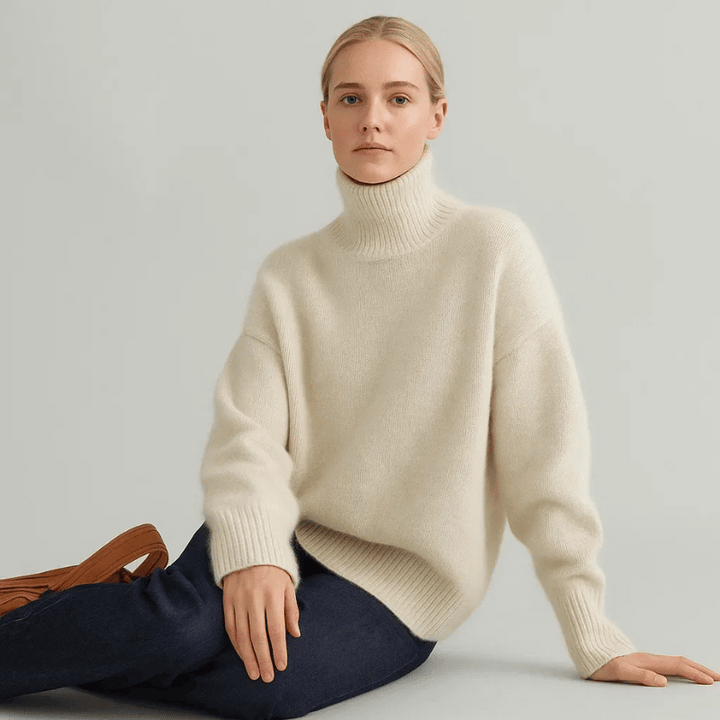 Maglia Dolcevita Donna Morbida Collo Alto - Vesarelli