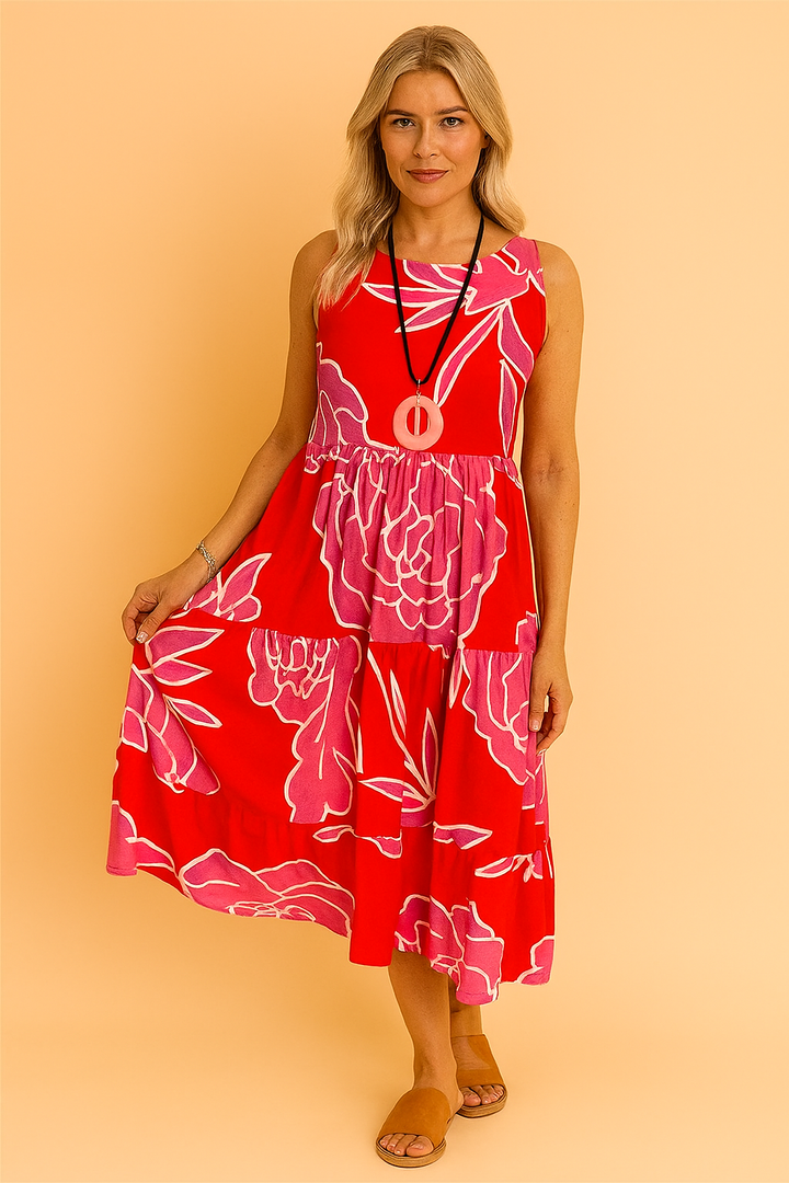 MARY | Elegante abito floreale da donna 4