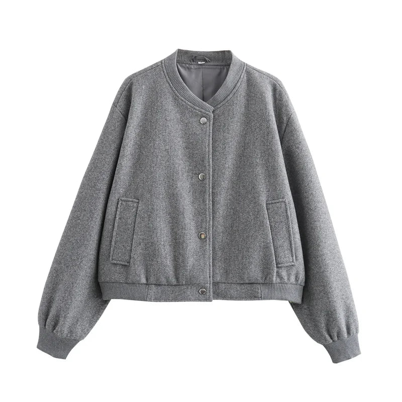 Giacca Bomber Donna Leggera Corto Casual