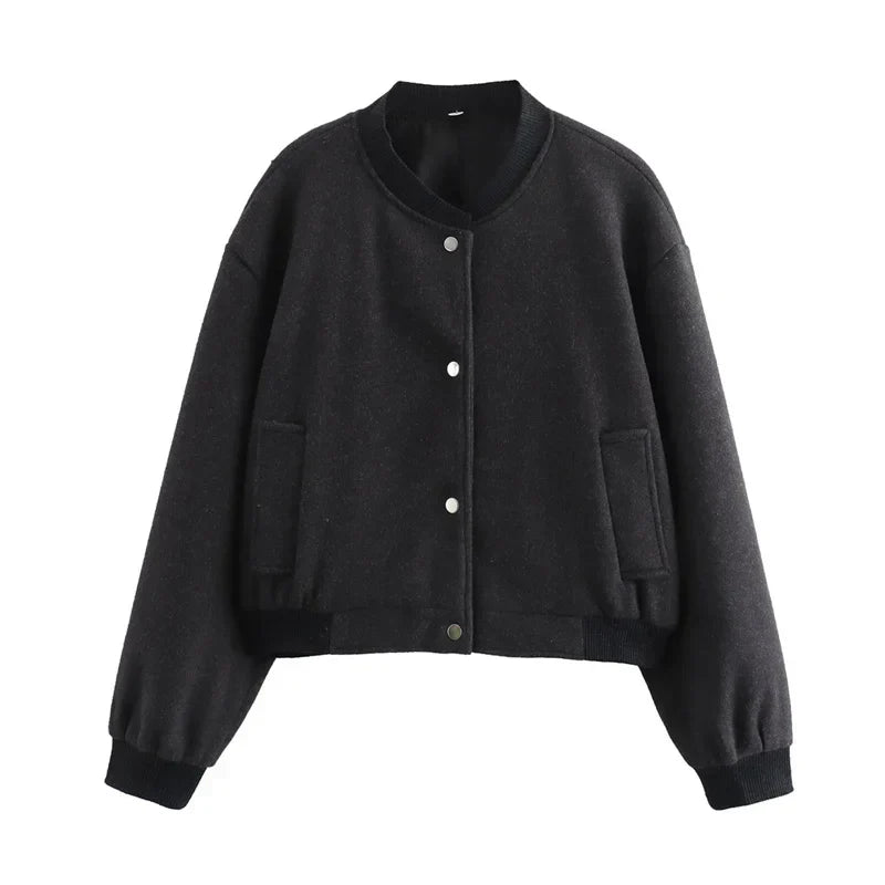 Giacca Bomber Donna Leggera Corto Casual