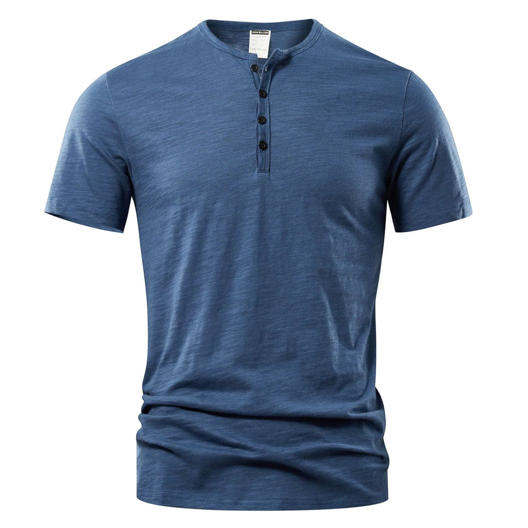 Maglietta Uomo | Scollo Henley & Stile Essenziale