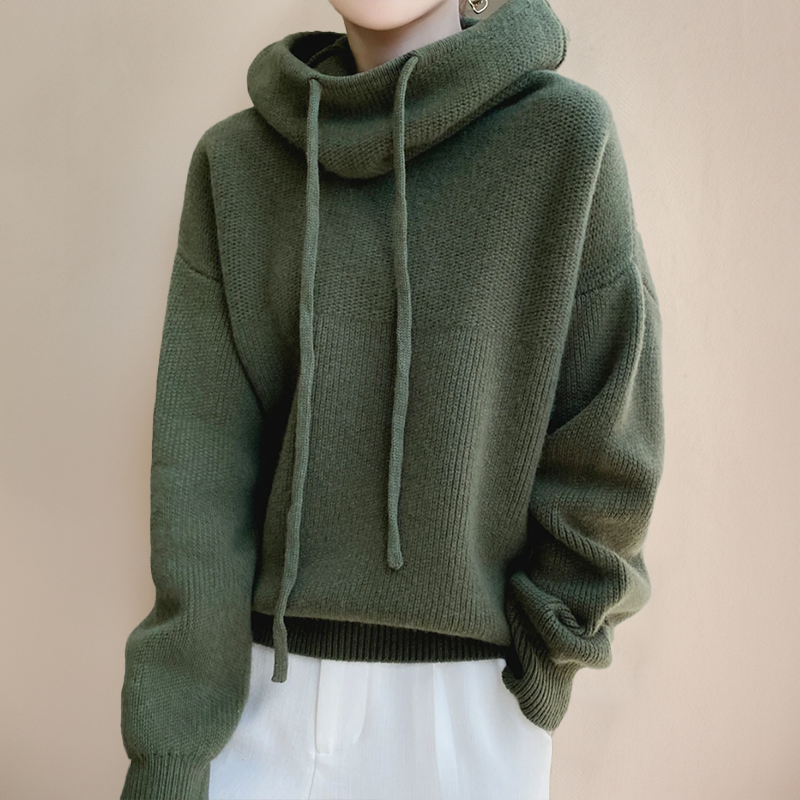 Maglione Donna | Cappuccio Avvolgente & Taglio Regolare