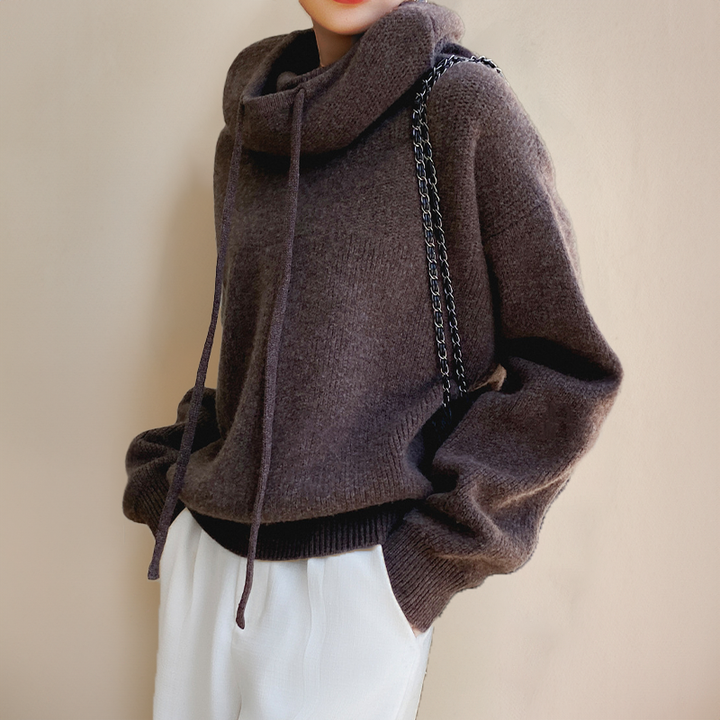 Maglione Donna | Cappuccio Avvolgente & Taglio Regolare