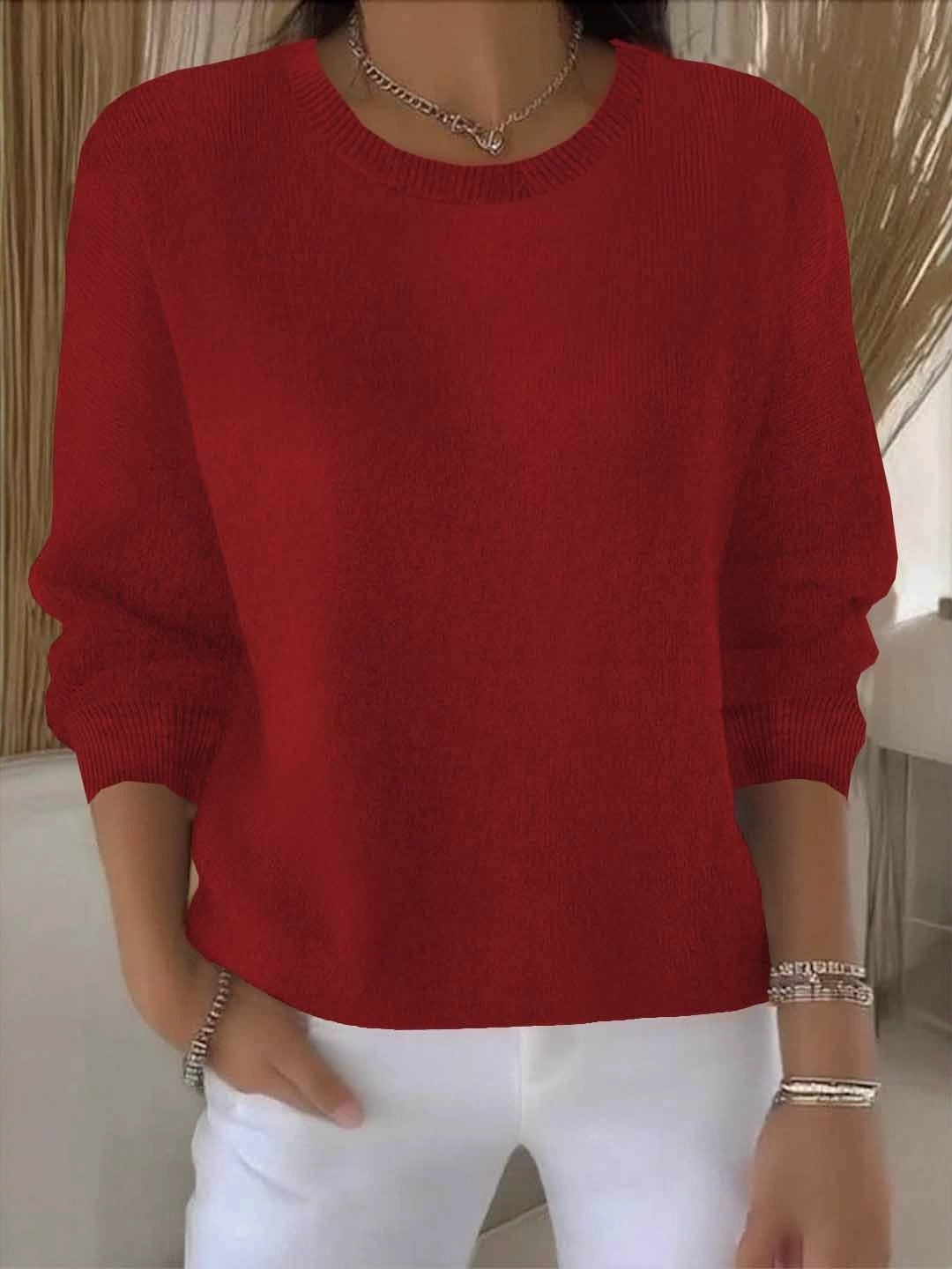 Maglione Donna Elegante - Comfort e Stile Versatile per Ogni Occasione, Maglioni Donna Trendy e Femminili 6
