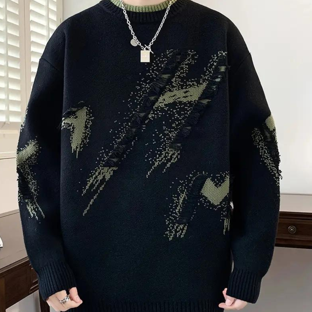 Maglione Uomo Estivo Lavorato a Maglia Vestibilità Regular - Vesarelli