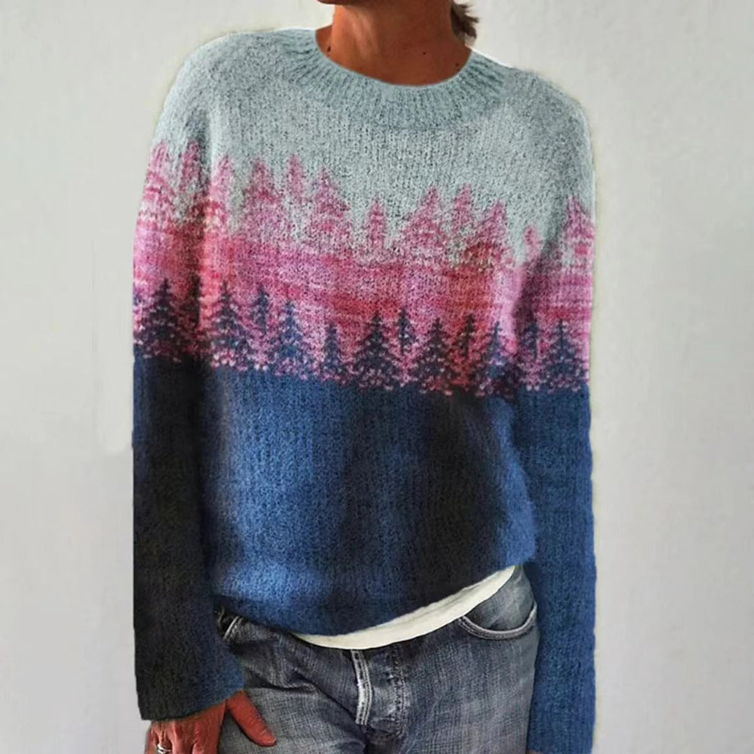 Maglione da Donna Vintage in Acrilico Morbido e Accogliente - Taglie S, M, L, XL, Stile Lavorato a Maglia, Colori Neutri 2