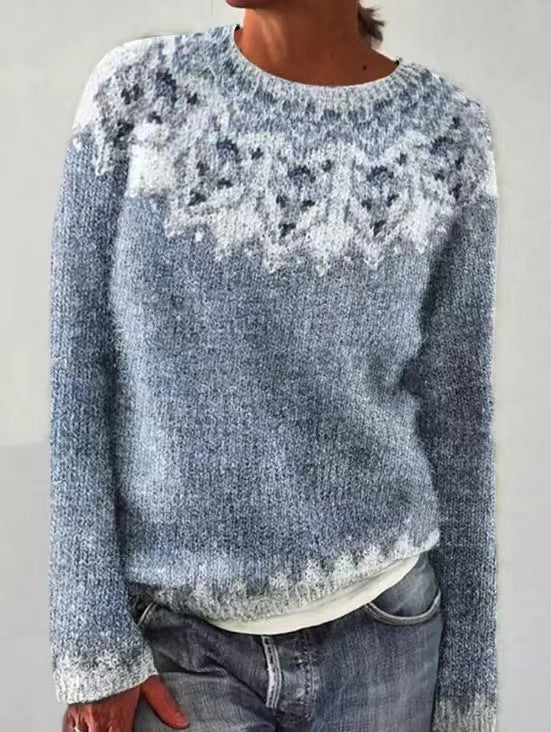 Maglione da Donna Vintage in Acrilico Morbido e Accogliente - Taglie S, M, L, XL, Stile Lavorato a Maglia, Colori Neutri 7