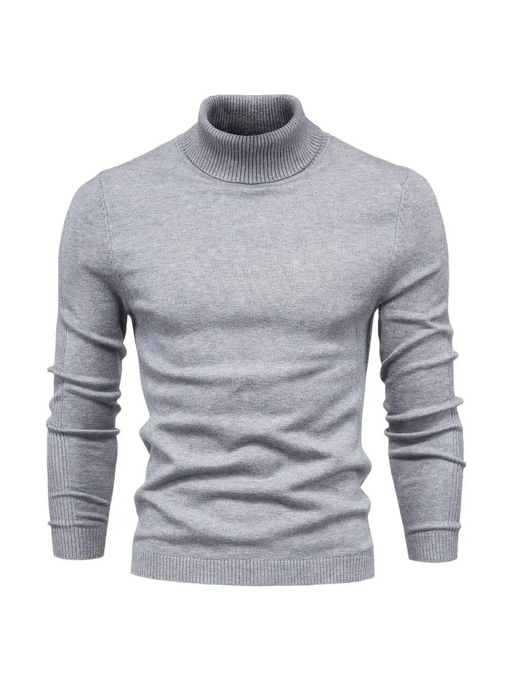 Maglione dolcevita da uomo - Vestibilità slim - Maglia morbida - Manica lunga - Abbigliamento casual elegante 8