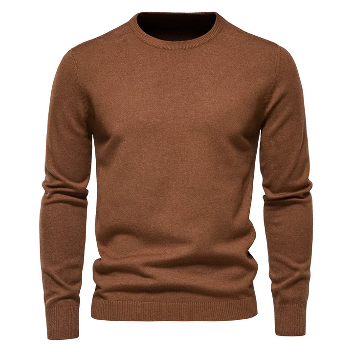 Maglione Uomo Girocollo Lavorato a Maglia Manica Lunga Vestibilità - Vesarelli