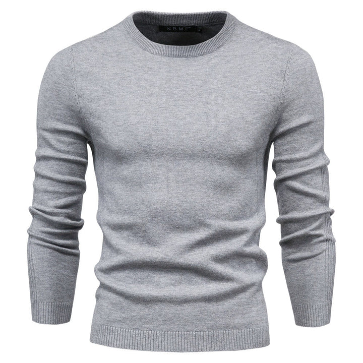 Maglione girocollo da uomo – Vestibilità regolare – Manica lunga – Maglione lavorato a maglia morbido e caldo 2