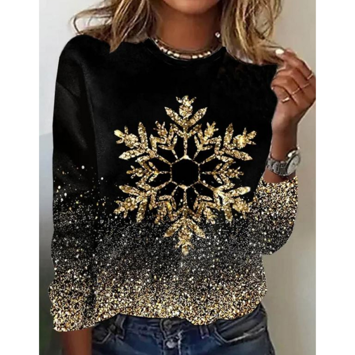 Maglione Donna Natalizio Classico Morbido Comodo - Vesarelli