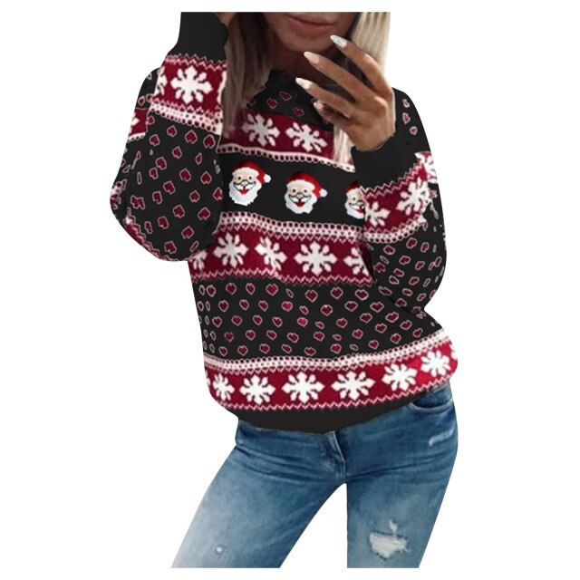 Maglione Donna Caldo Materiale Morbido Vestibilità Ampia - Vesarelli