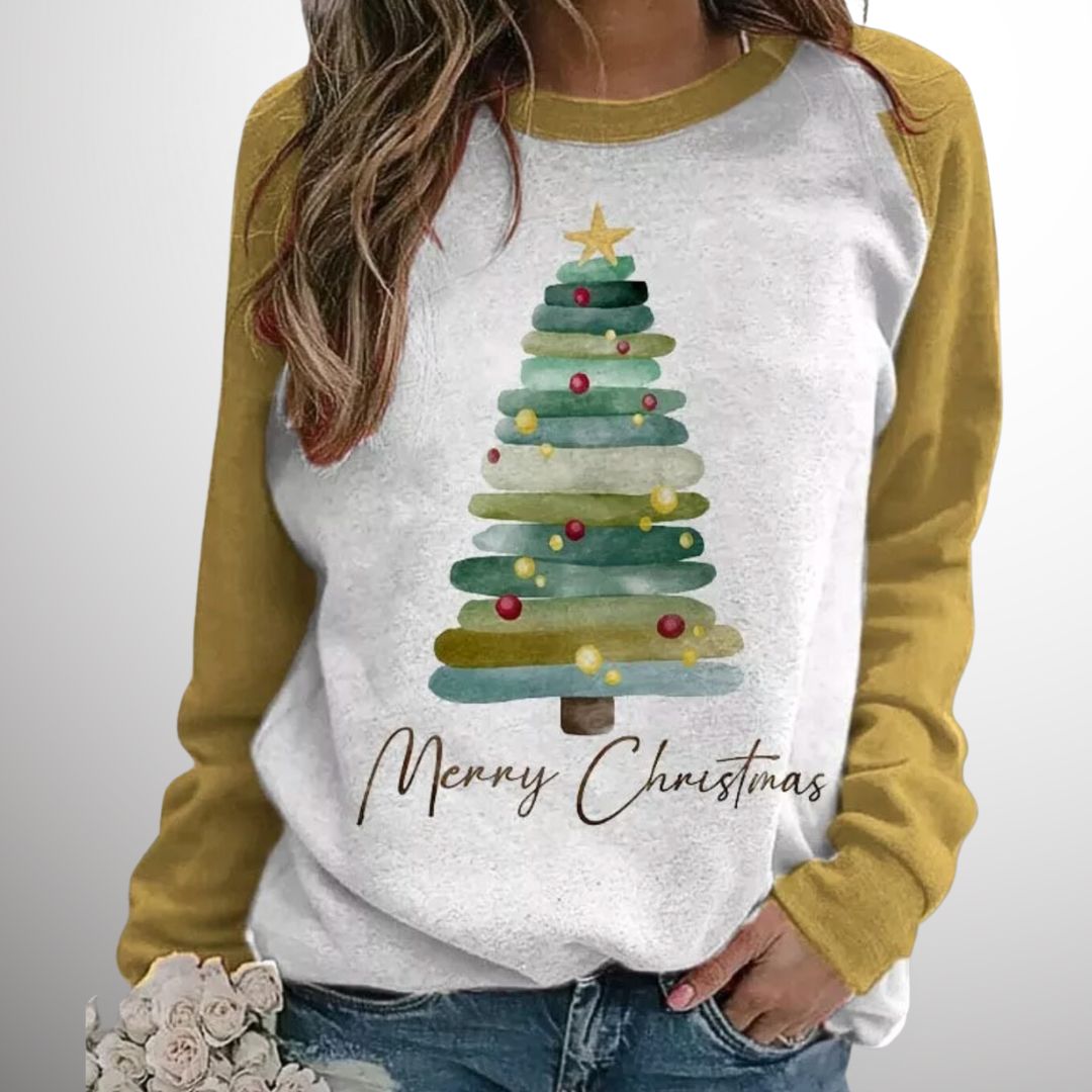 Maglione natalizio da donna in maglia calda 2
