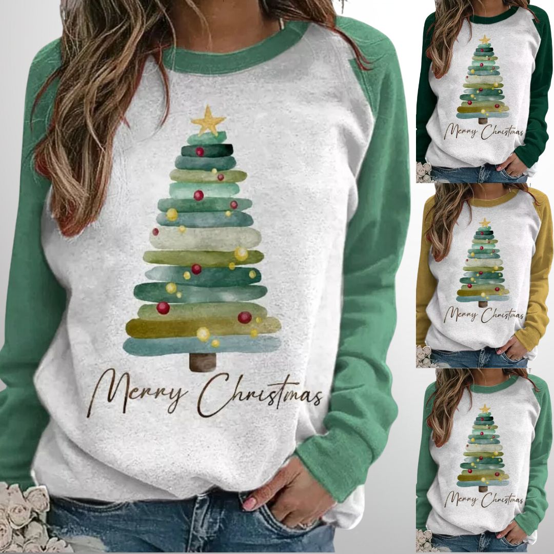 Maglione natalizio da donna in maglia calda 3