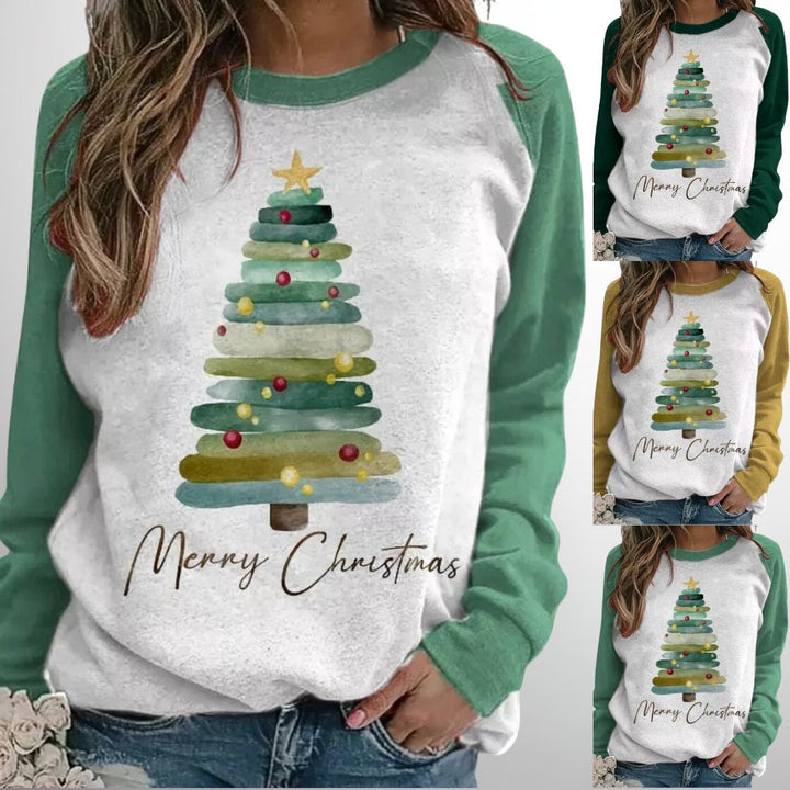 Maglione natalizio da donna in maglia calda 3