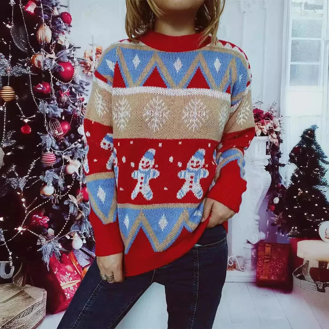 Maglione Donna Misto Acrilico Morbido Taglio Classico - Vesarelli