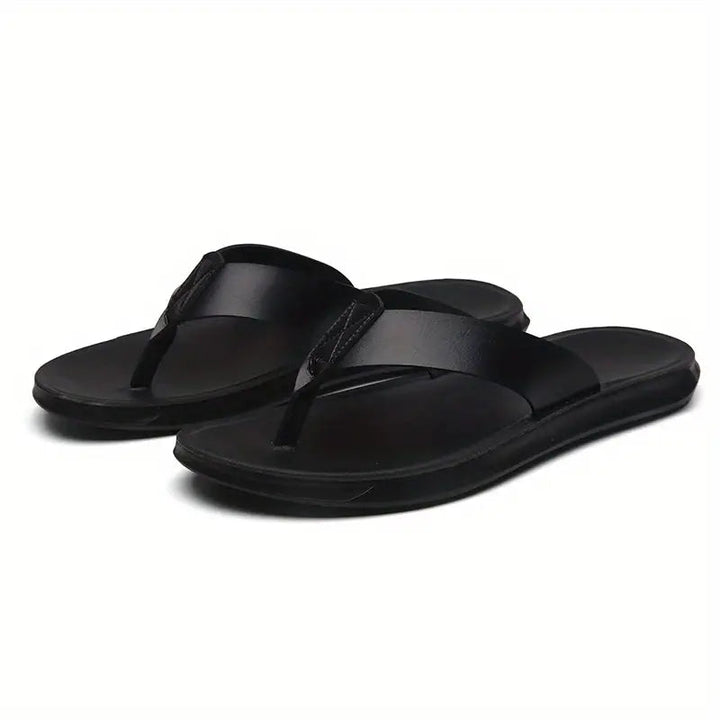 Mango | Sandali Ergonomici In Pelle Comodi Nero