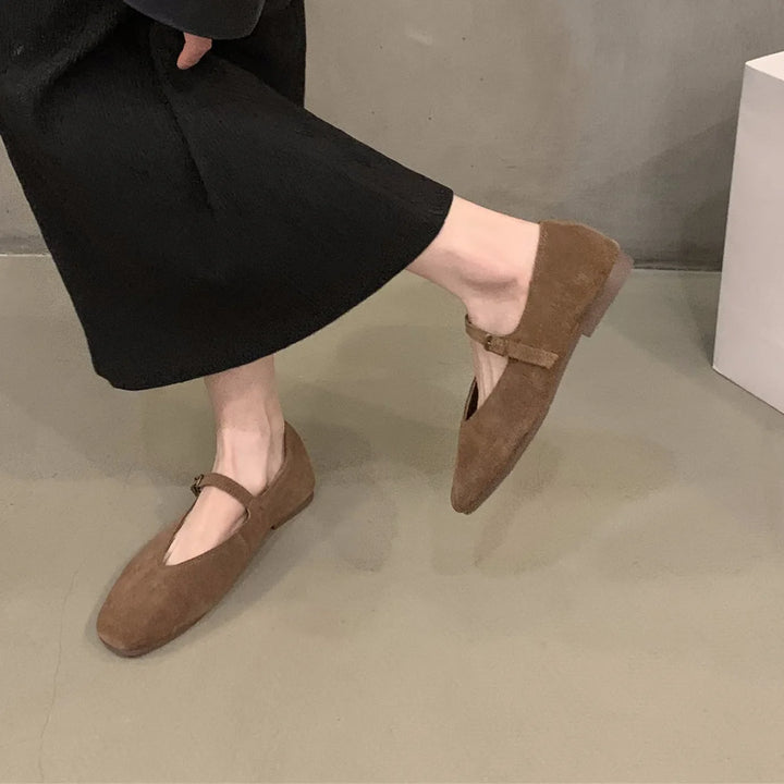 Marina | Ballerine Mary Jane in Pelle Donna 3
