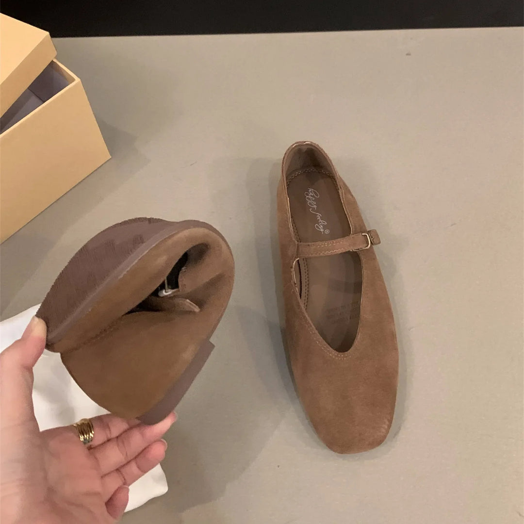Marina | Ballerine Mary Jane in Pelle Donna 5