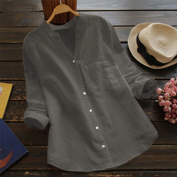 Marina | Elegante Blusa Donna in Cotone Morbido e Traspirante, Vestibilità Rilassata 6