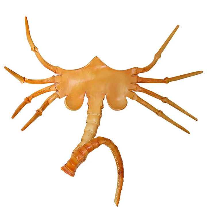 Maschera da insetto spaventosa in gomma horror a mezza faccia - Maschera da alieno per Halloween, costume da scorpione, accessorio per feste e cosplay 6