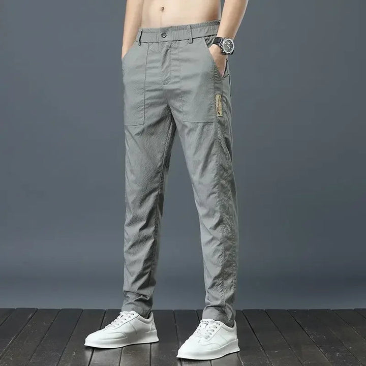 Pantaloni Jogging Uomo Tessuto Elasticizzato Leggeri Comodi - Vesarelli