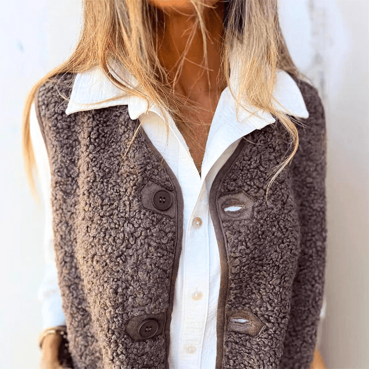 Gilet Donna Morbido Caldo Vestibilità Comoda