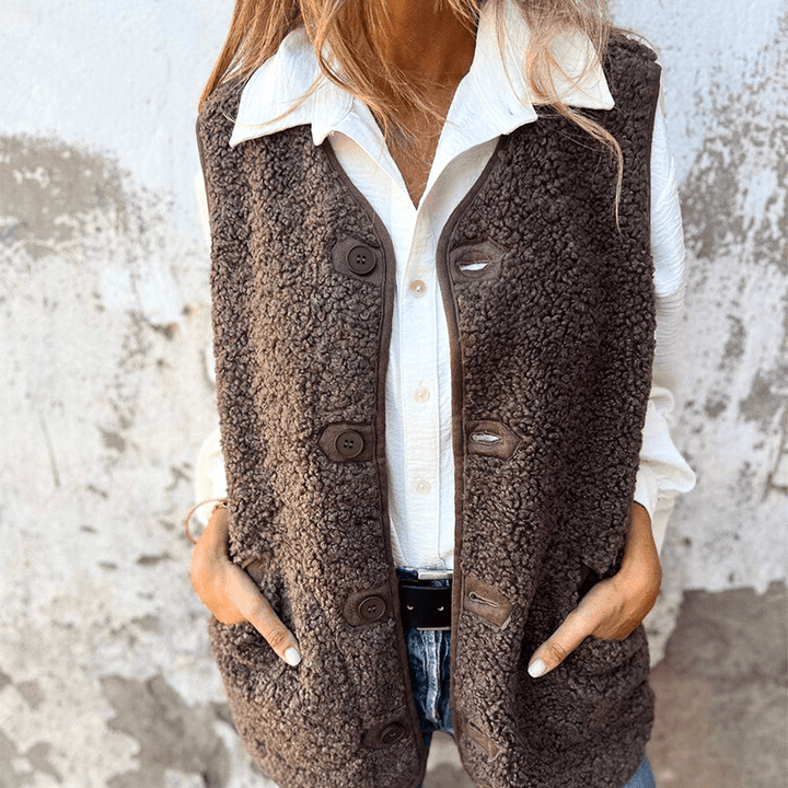 Gilet Donna Morbido Caldo Vestibilità Comoda
