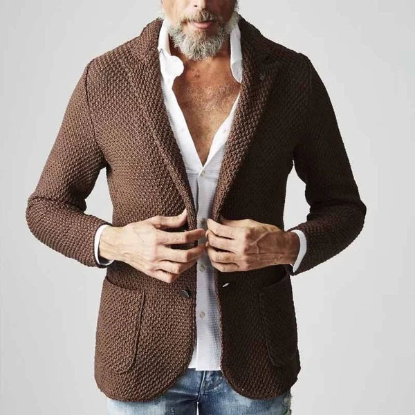 Max | Blazer elegante con motivo a spina di pesce 3