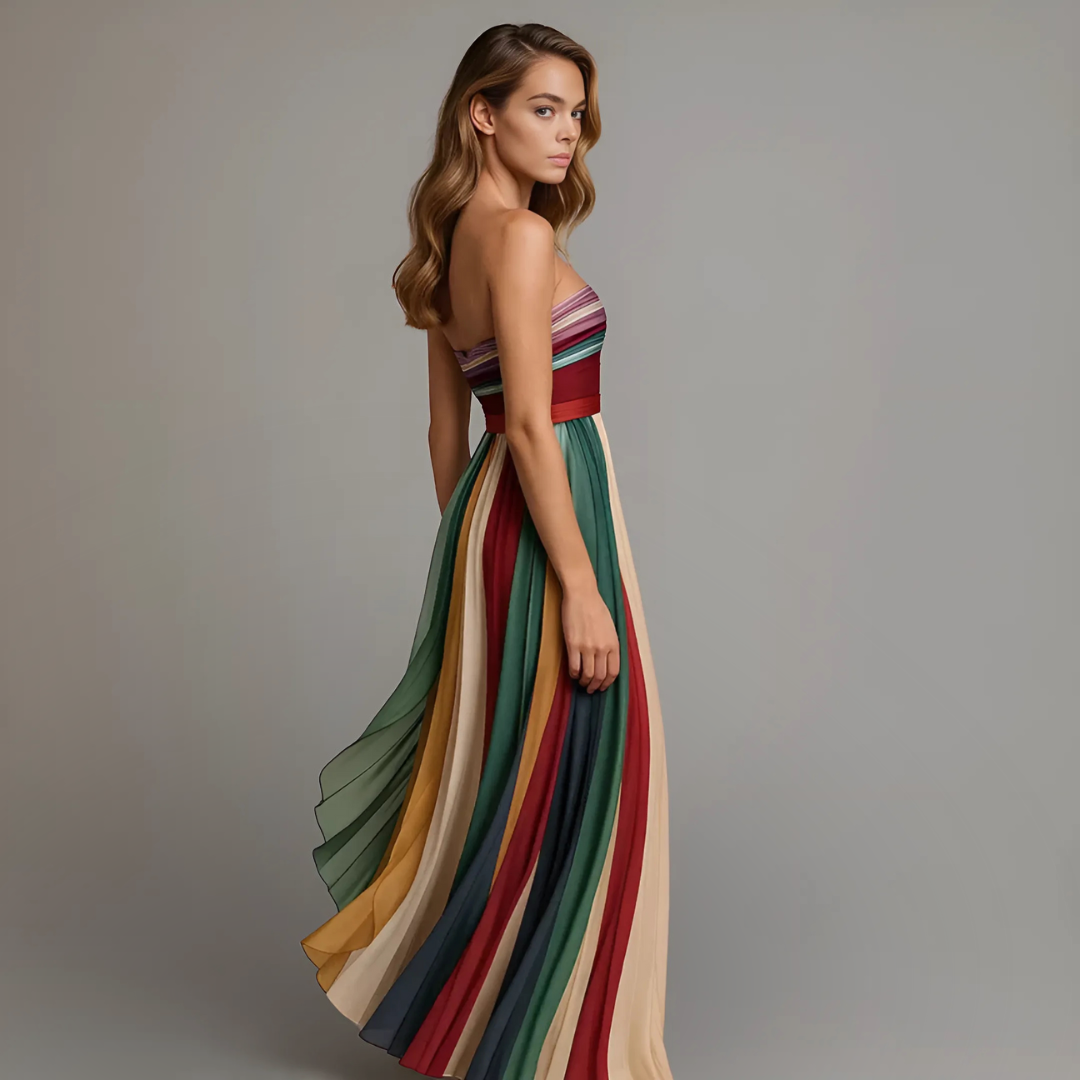 Maxi Abito Elegante da Donna per Occasioni Speciali - Look Glamour e Raffinato 2