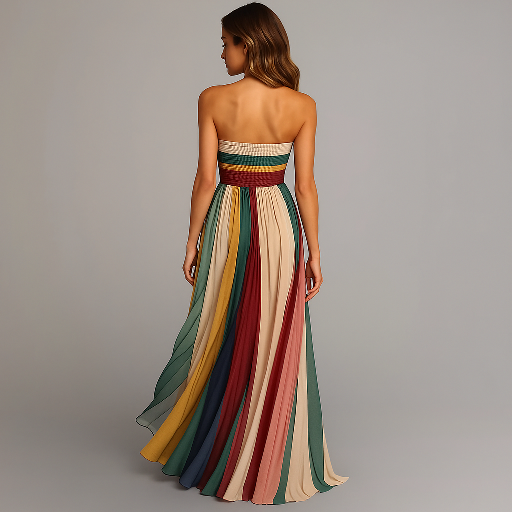 Maxi Abito Elegante da Donna per Occasioni Speciali - Look Glamour e Raffinato 3