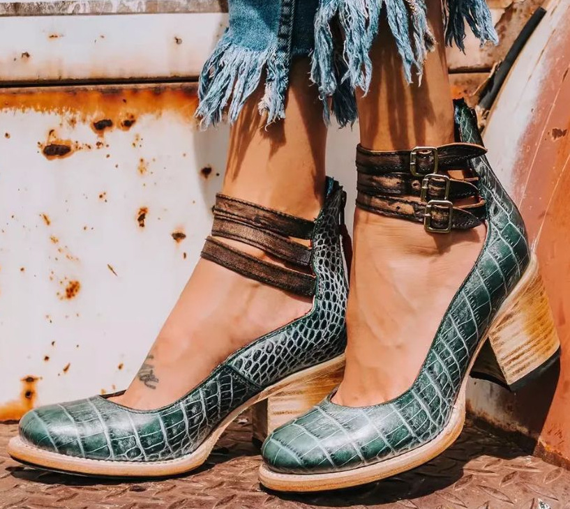 Melania | Eleganti e Comodi Tacchi Donna in Pelle - Scarpe con Tacco Versatili per Ogni Occasione 7