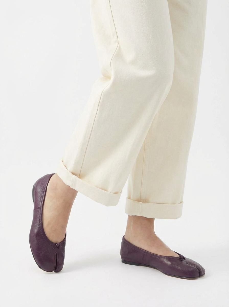 Melanie | Ballerine Tabi in Pelle Morbida 1