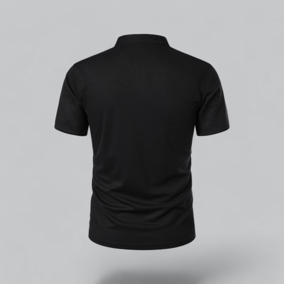 Polo Uomo Senza Colletto Manica Corta