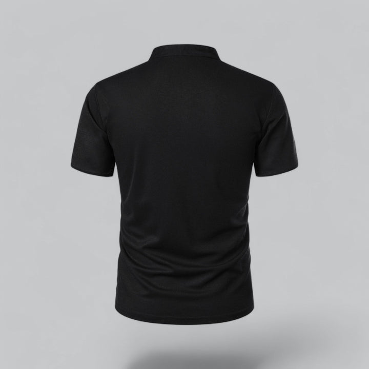 Polo Uomo Senza Colletto Manica Corta