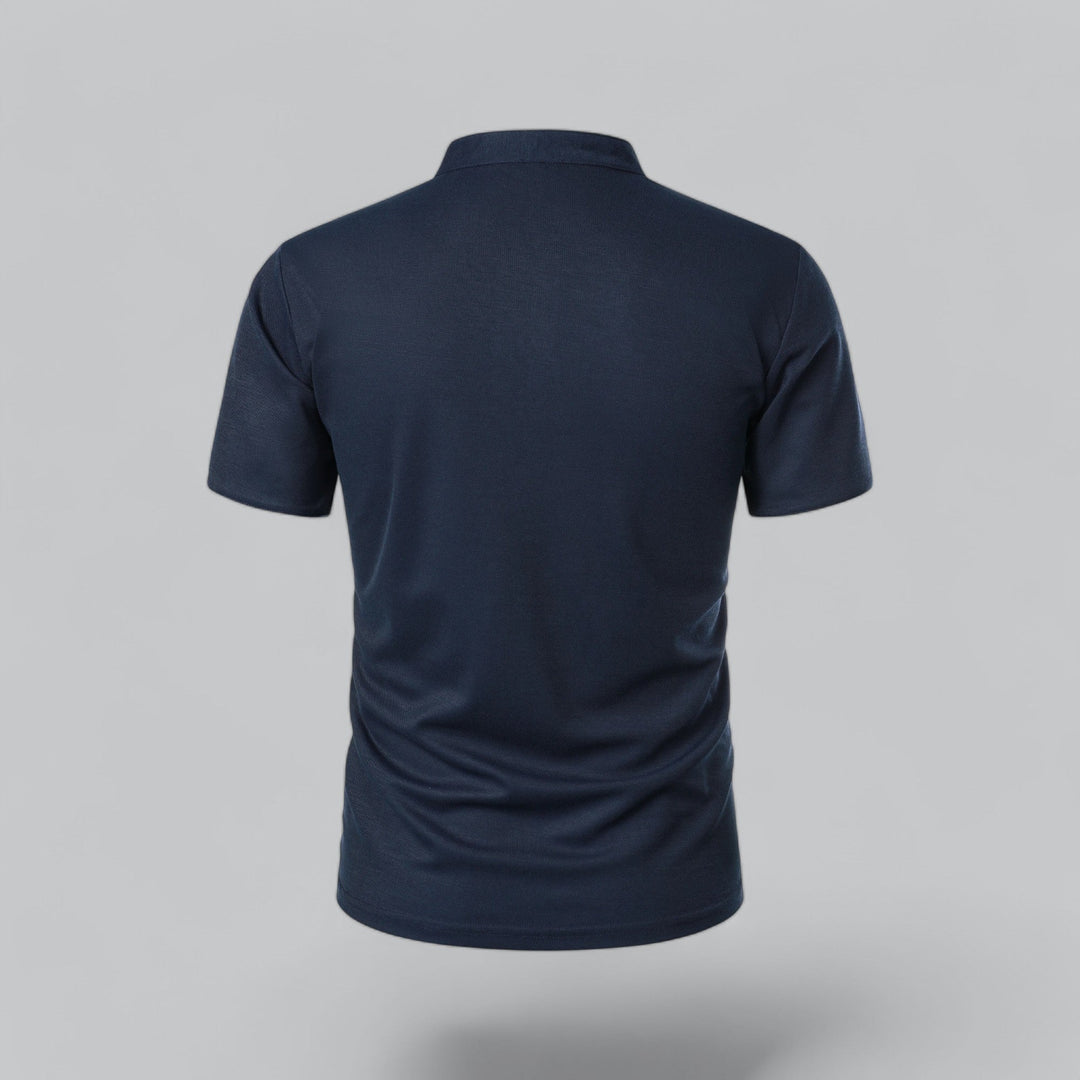 Polo Uomo Senza Colletto Manica Corta
