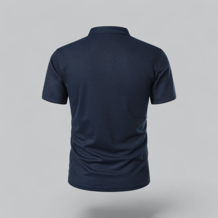Polo Uomo Senza Colletto Manica Corta